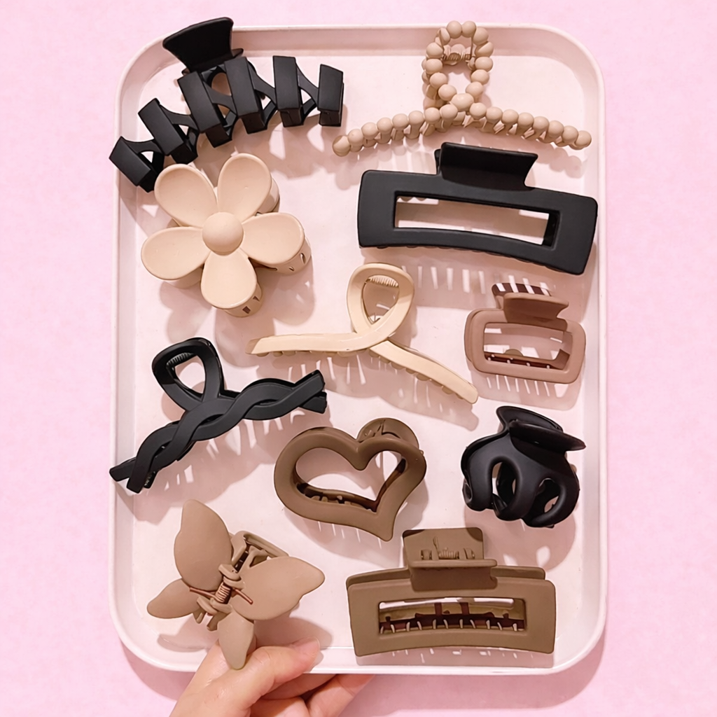 Hair Clip Set - 10/11 pcs