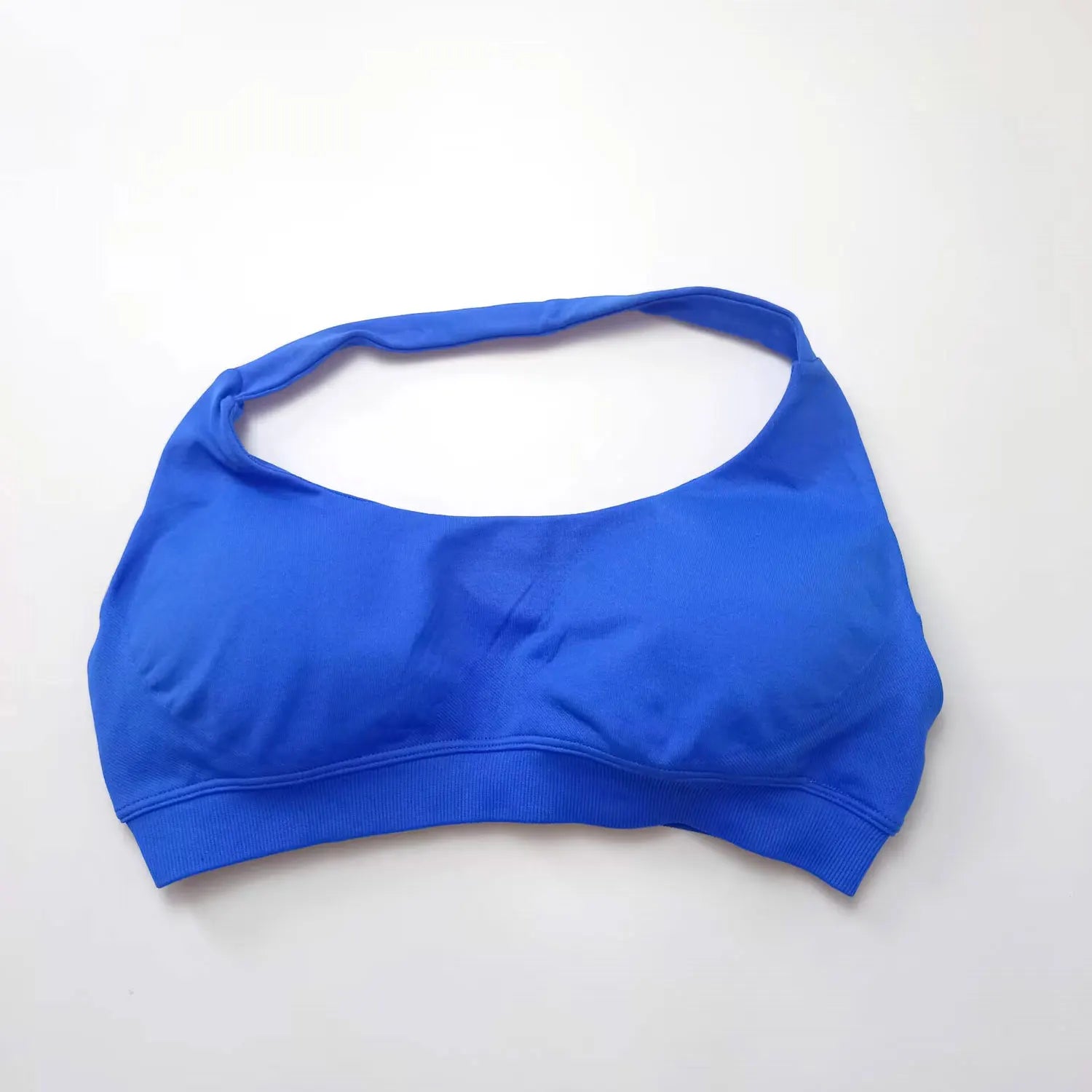 Seamless Halter Push Up Sports Bra