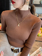 Classic Turtleneck Knit Sweater