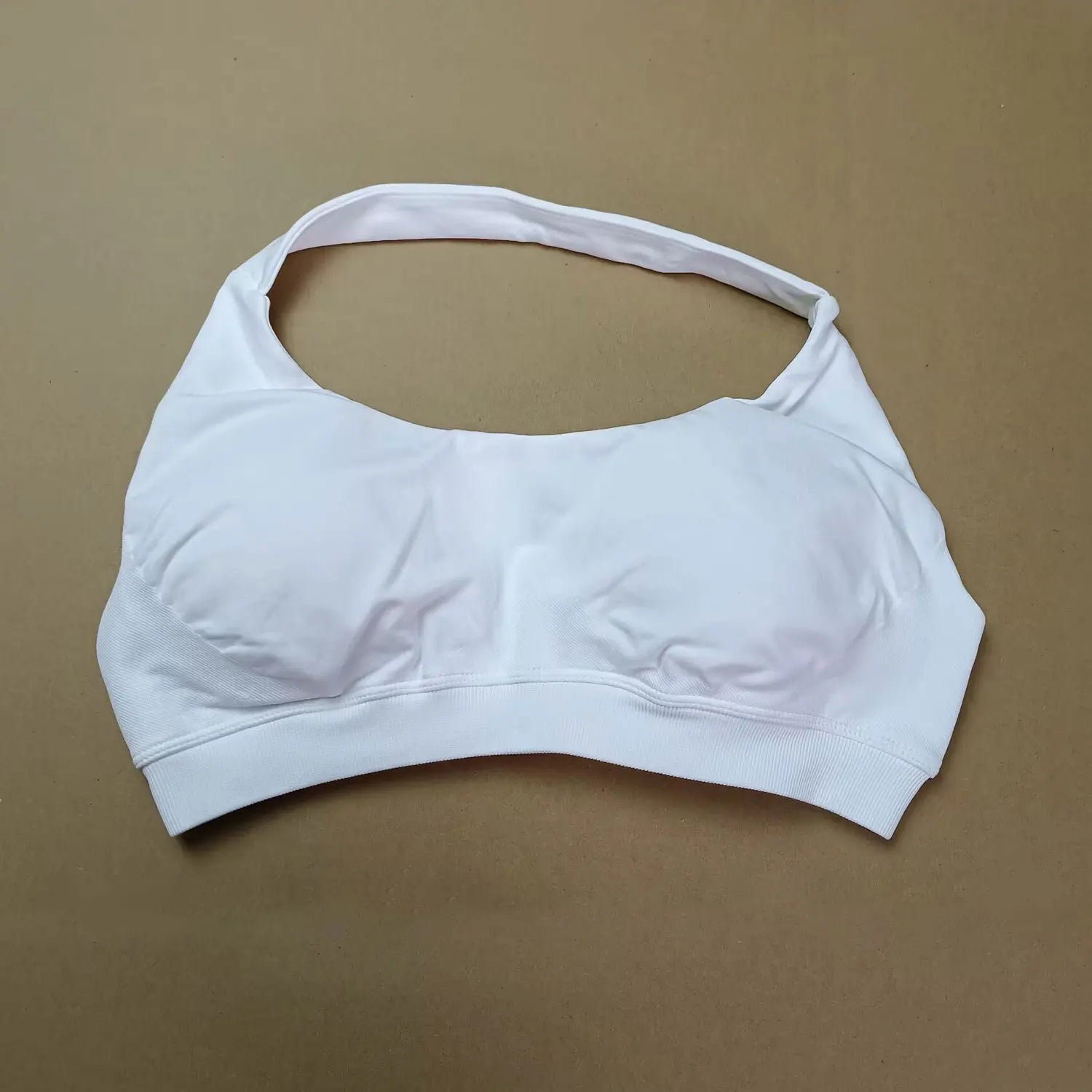 Seamless Halter Push Up Sports Bra