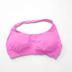 Seamless Halter Push Up Sports Bra