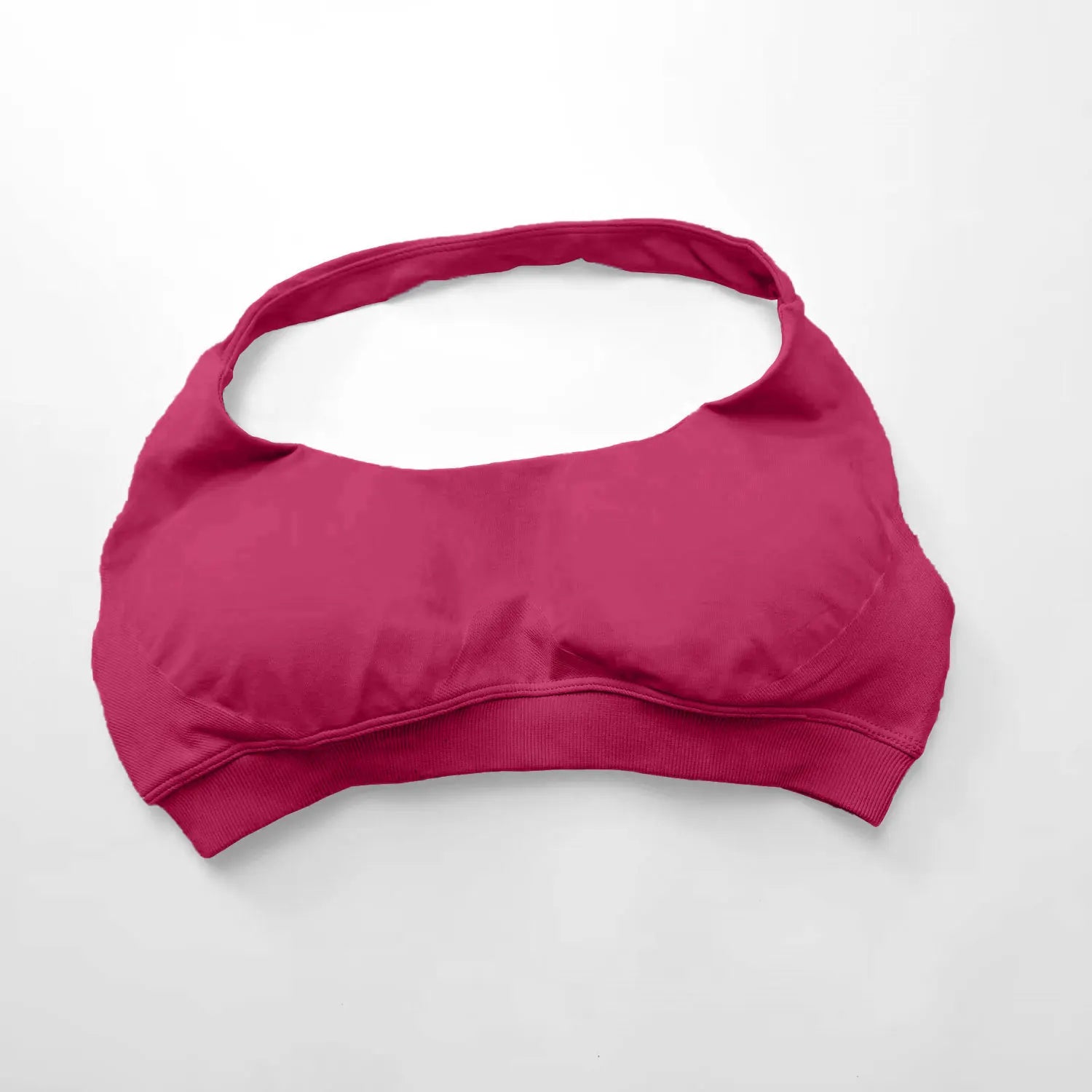 Seamless Halter Push Up Sports Bra
