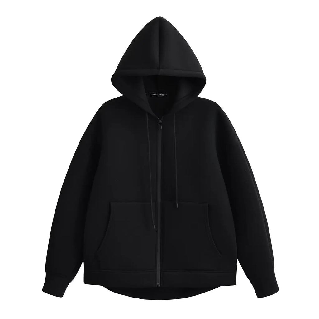 Oversized Zipper Hoddie Jacket