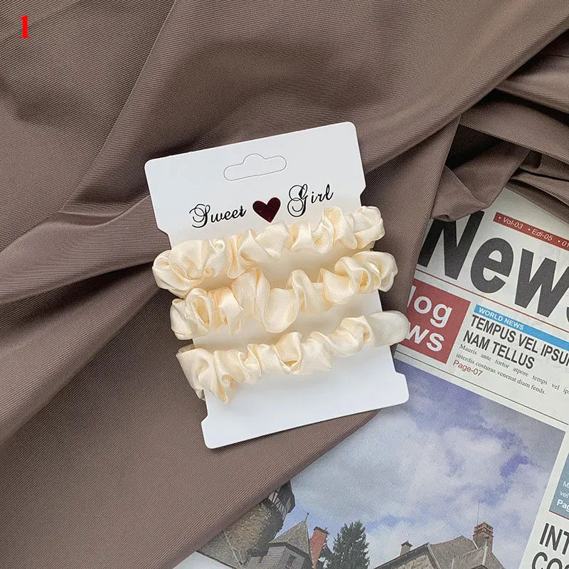 Hair Scrunchies Set - 3/6 pcs