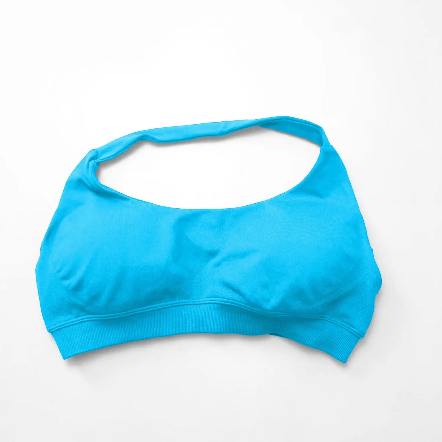 Seamless Halter Push Up Sports Bra