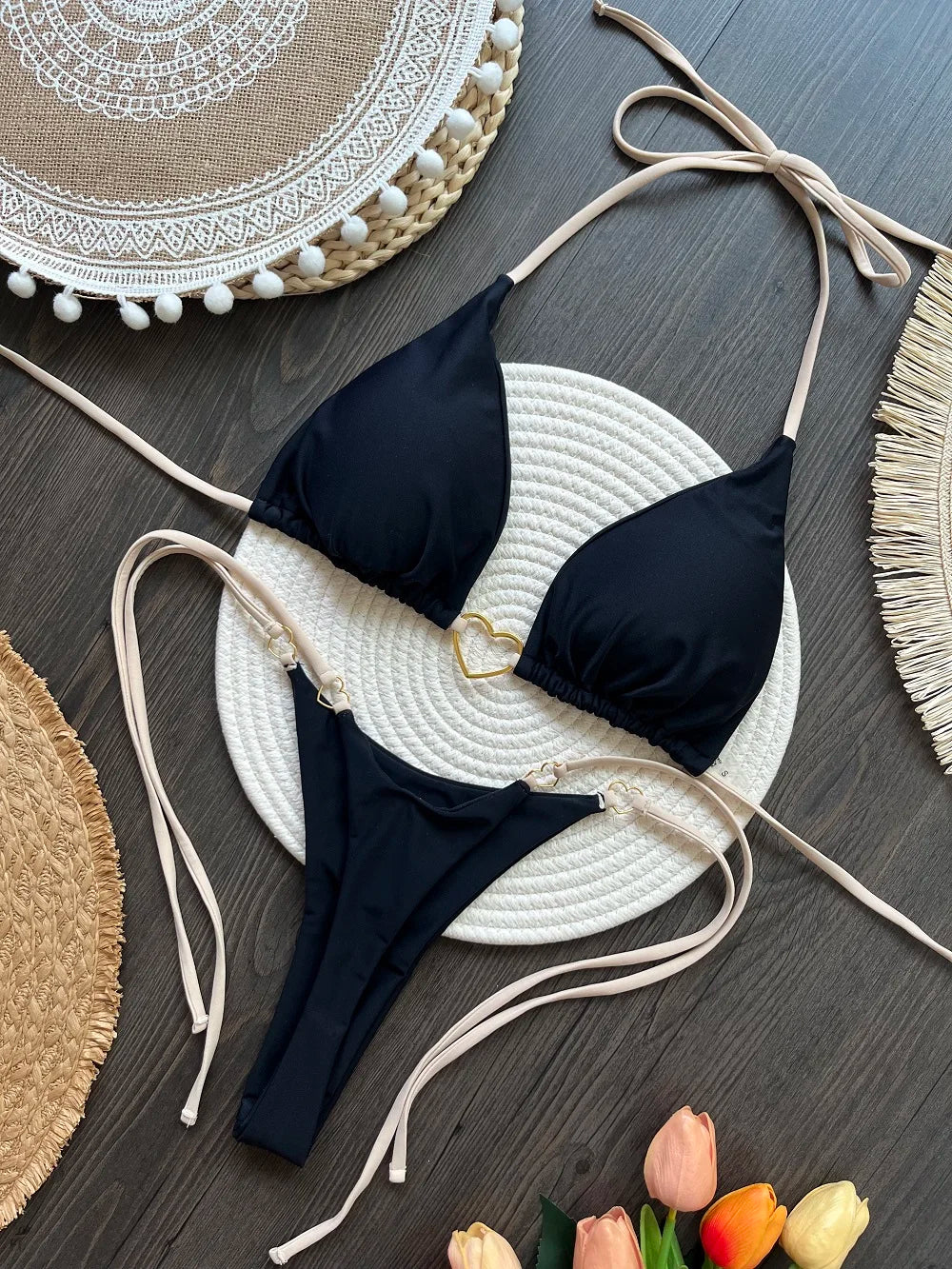 Halter Bikini Set