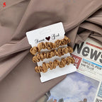Hair Scrunchies Set - 3/6 pcs