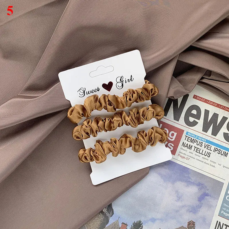 Hair Scrunchies Set - 3/6 pcs