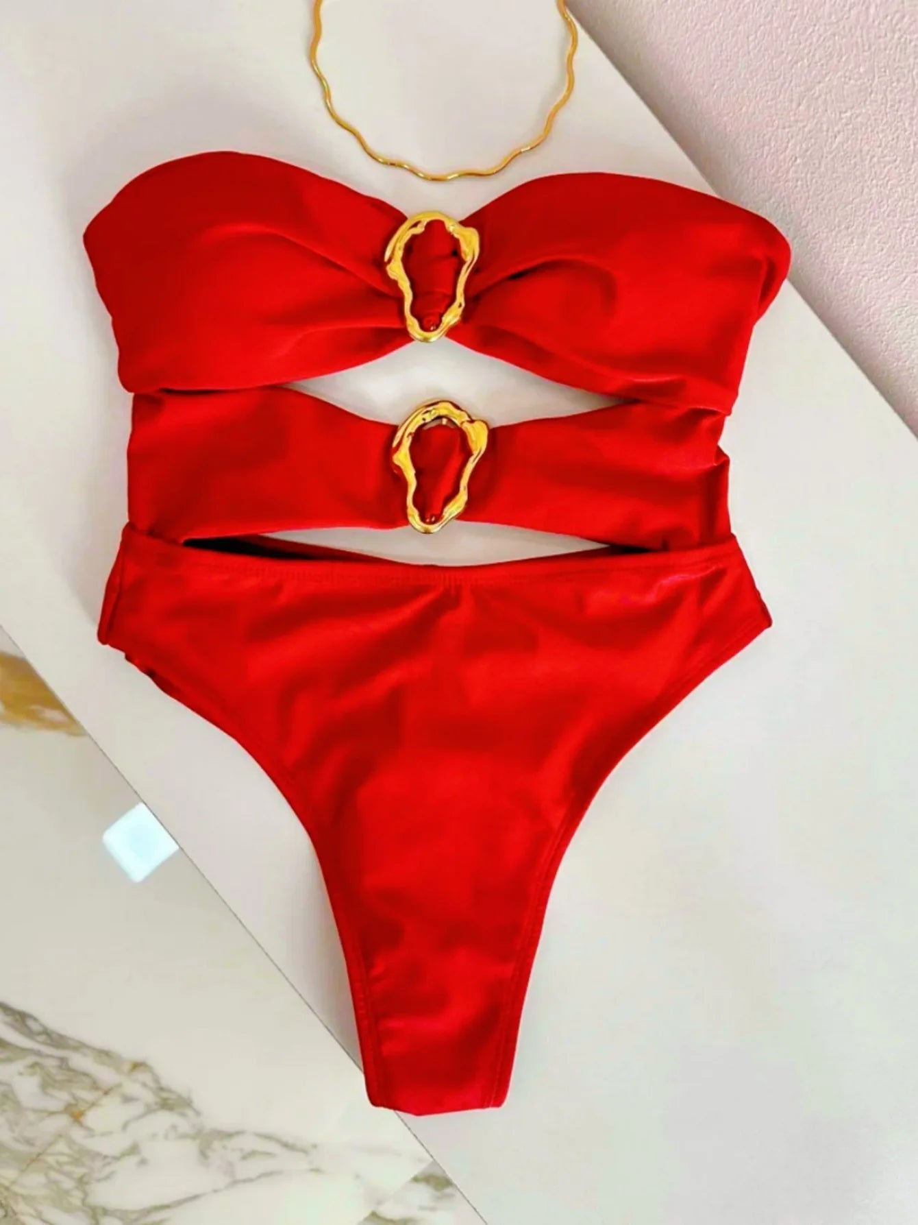 Cut-Out One Piece Swimsuit