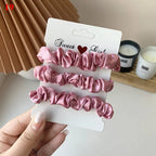 Hair Scrunchies Set - 3/6 pcs