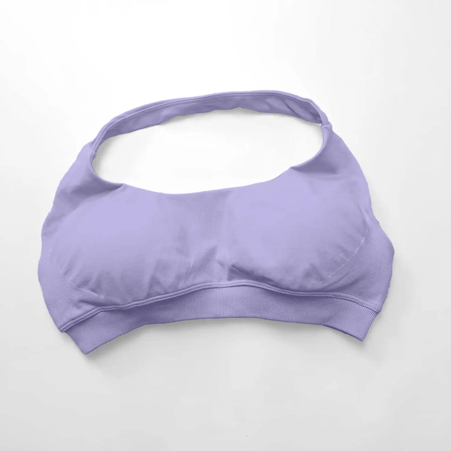 Seamless Halter Push Up Sports Bra