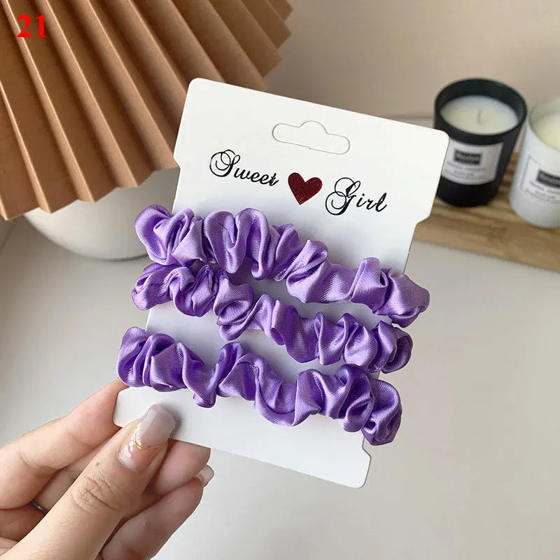 Hair Scrunchies Set - 3/6 pcs
