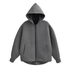 Oversized Zipper Hoddie Jacket