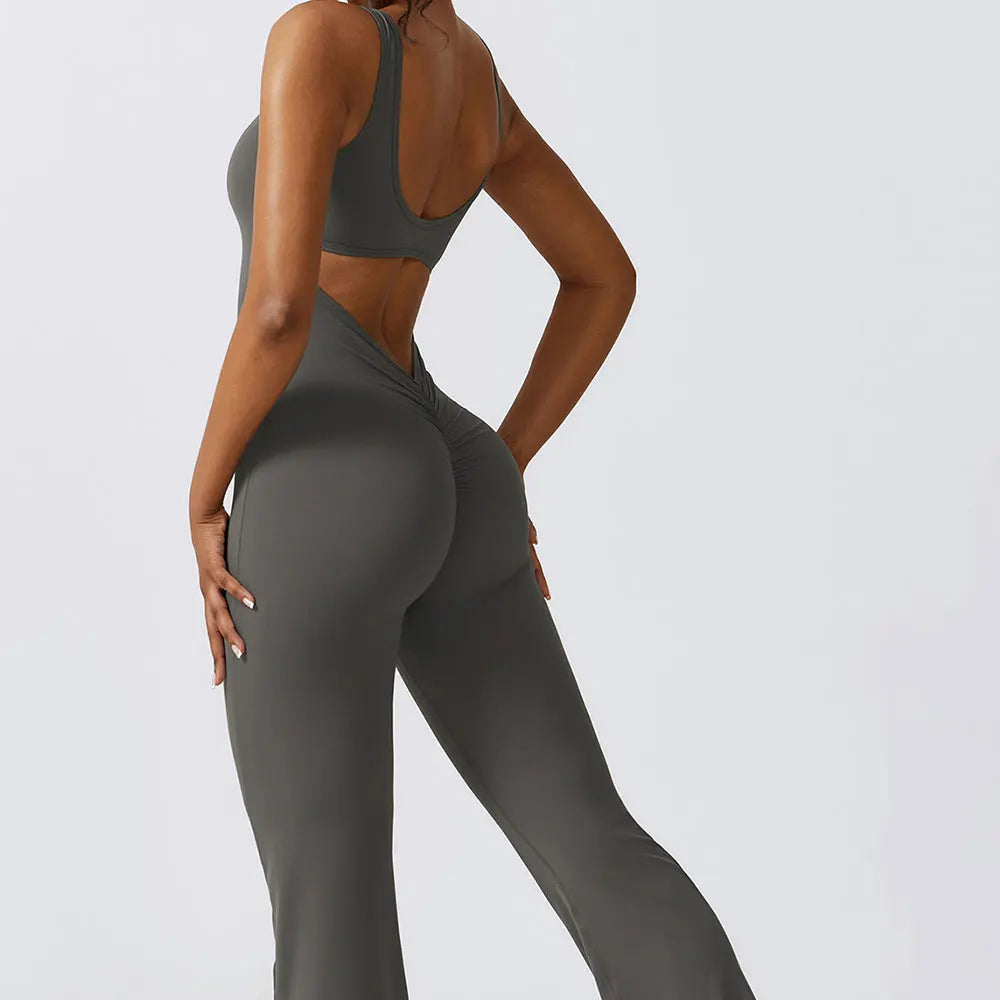 Yoga Jumpsuit Push Up Bodysuit