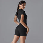 Yoga Jumpsuit Zipper Bodysuit