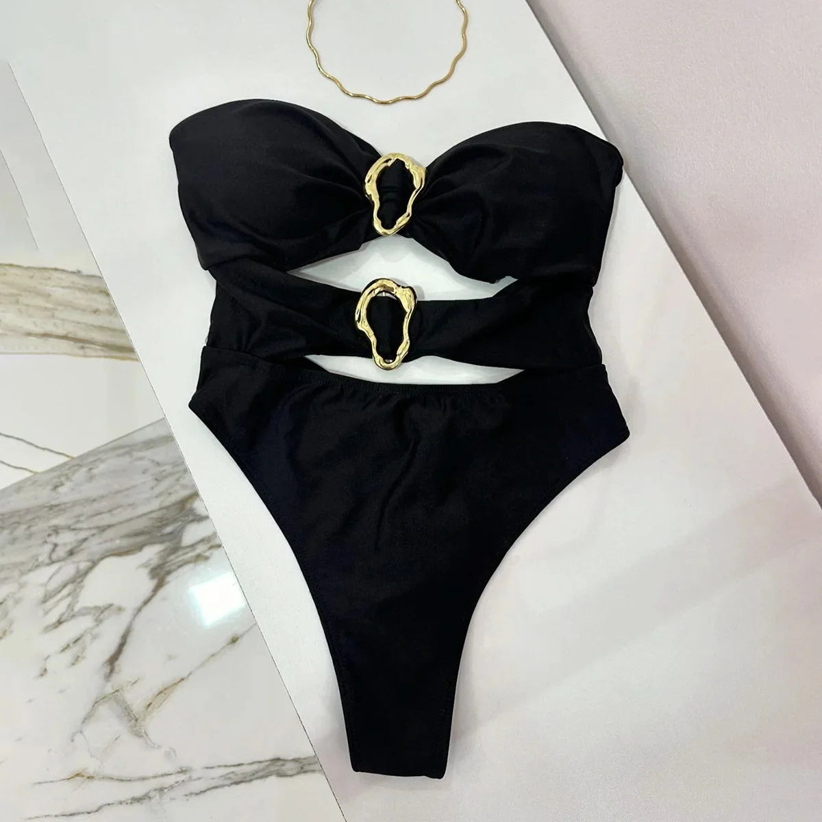 Cut-Out One Piece Swimsuit