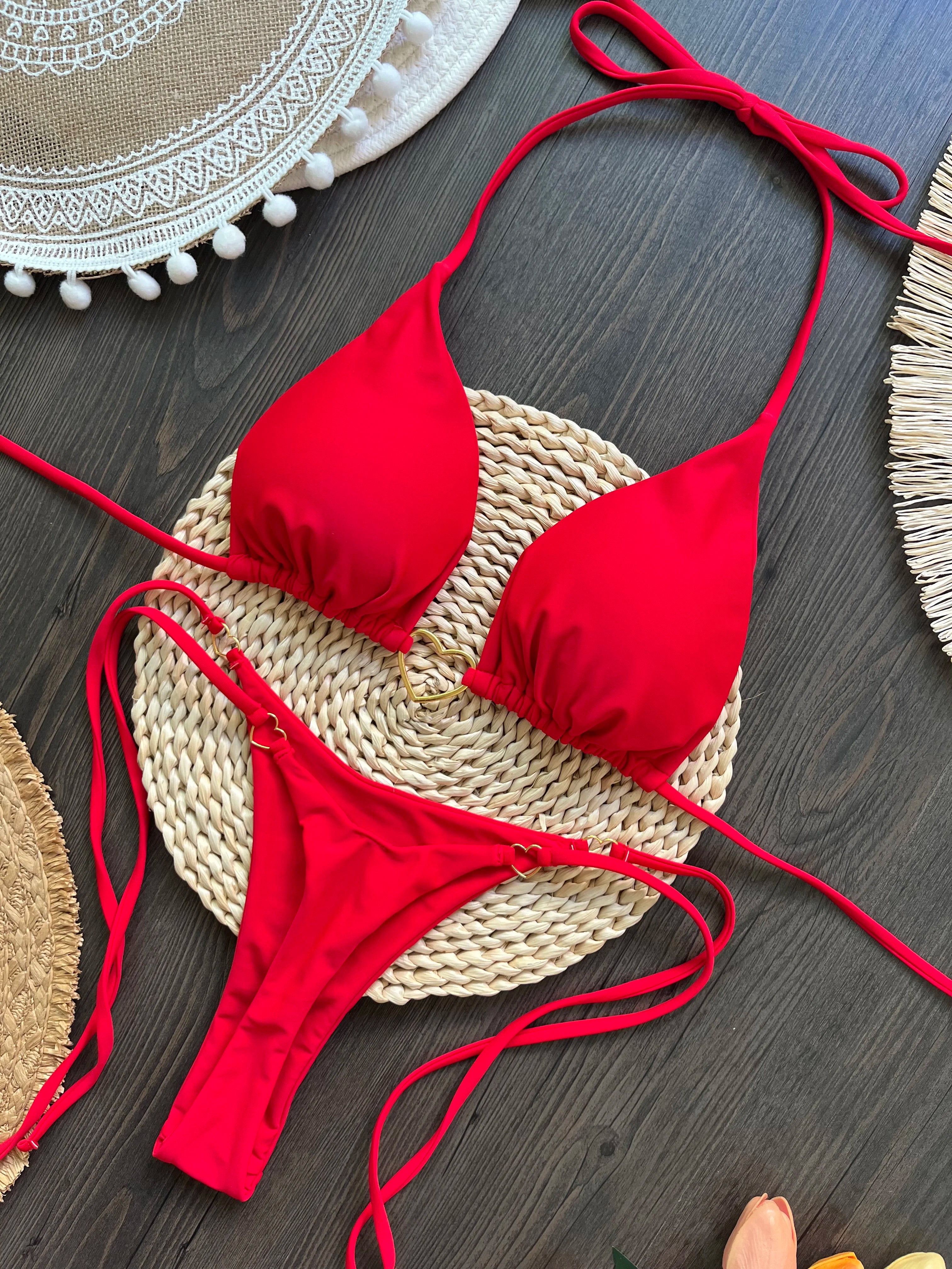 Halter Bikini Set