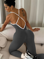 Sports Jumpsuit Fitness Bodysuit