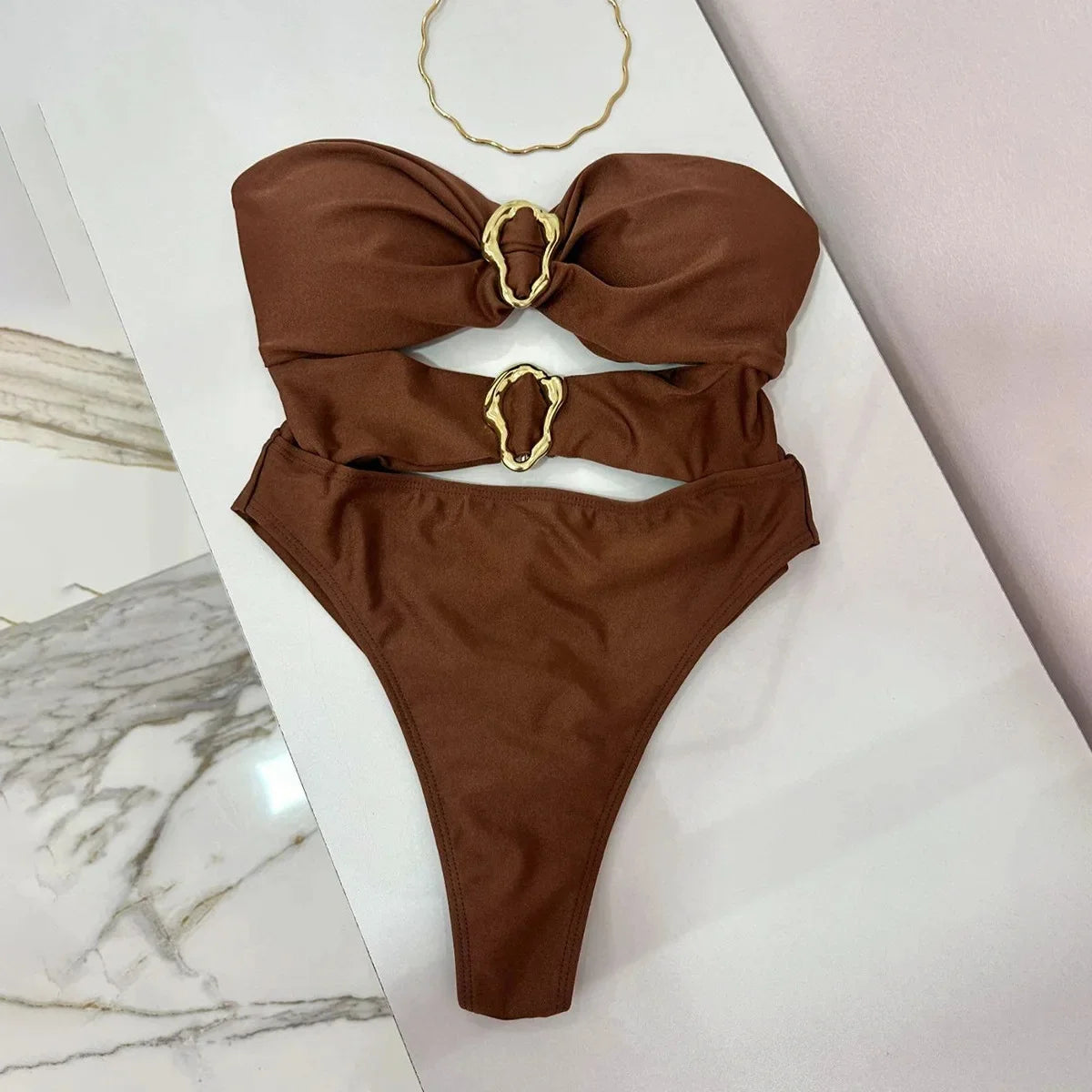 Cut-Out One Piece Swimsuit