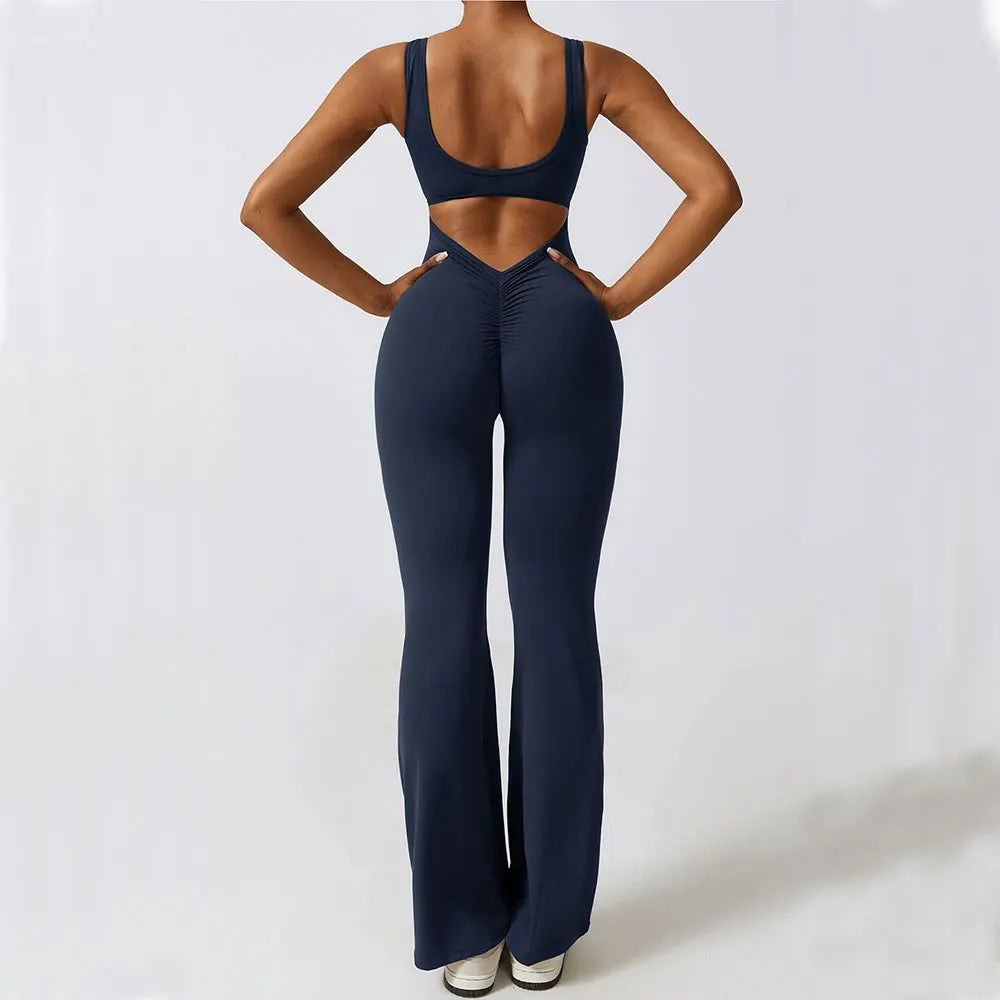 Yoga Jumpsuit Push Up Bodysuit