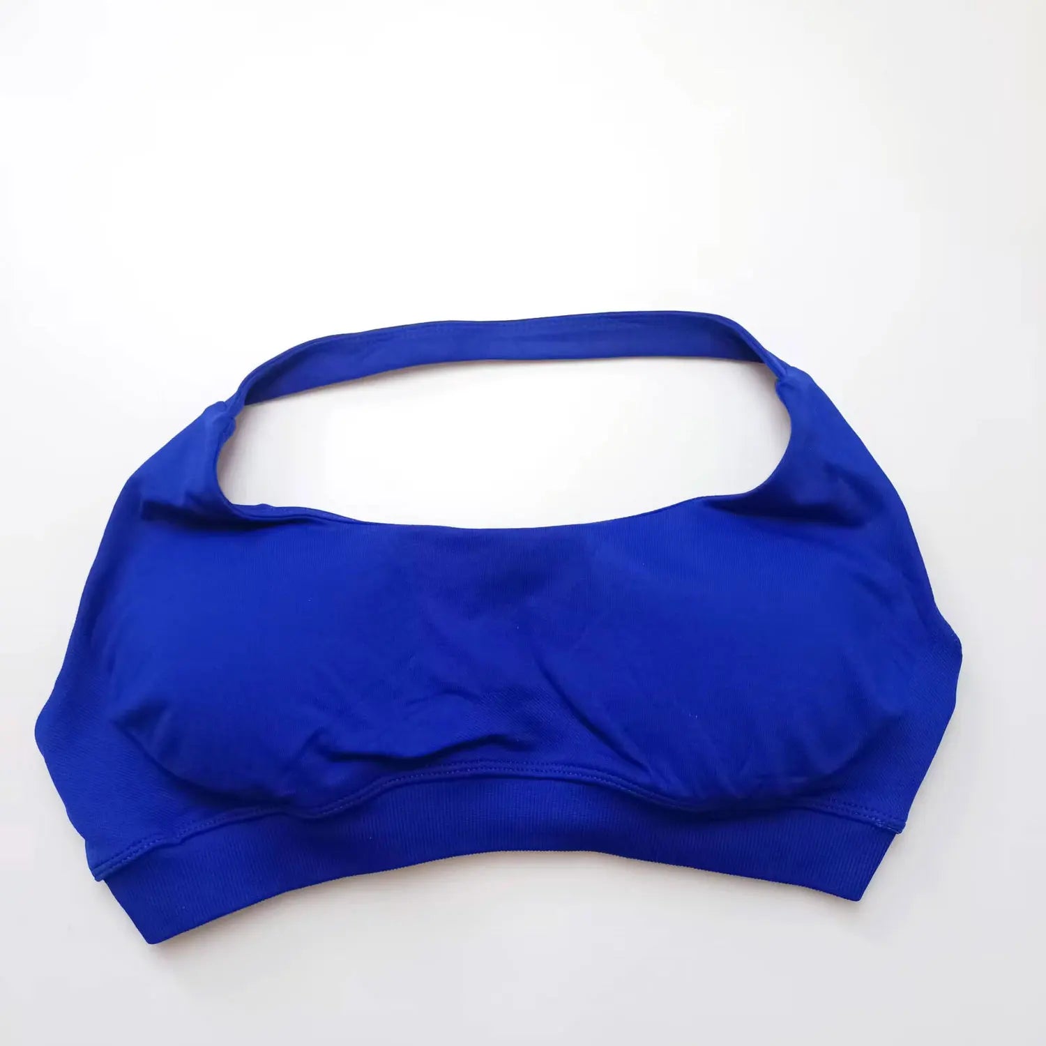 Seamless Halter Push Up Sports Bra
