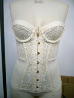Lace Strapless Corset Tube Top