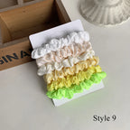 Hair Scrunchies Set - 3/6 pcs