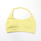 Seamless Halter Push Up Sports Bra