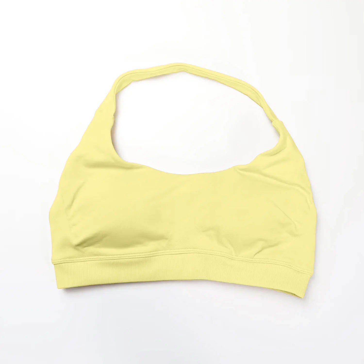 Seamless Halter Push Up Sports Bra