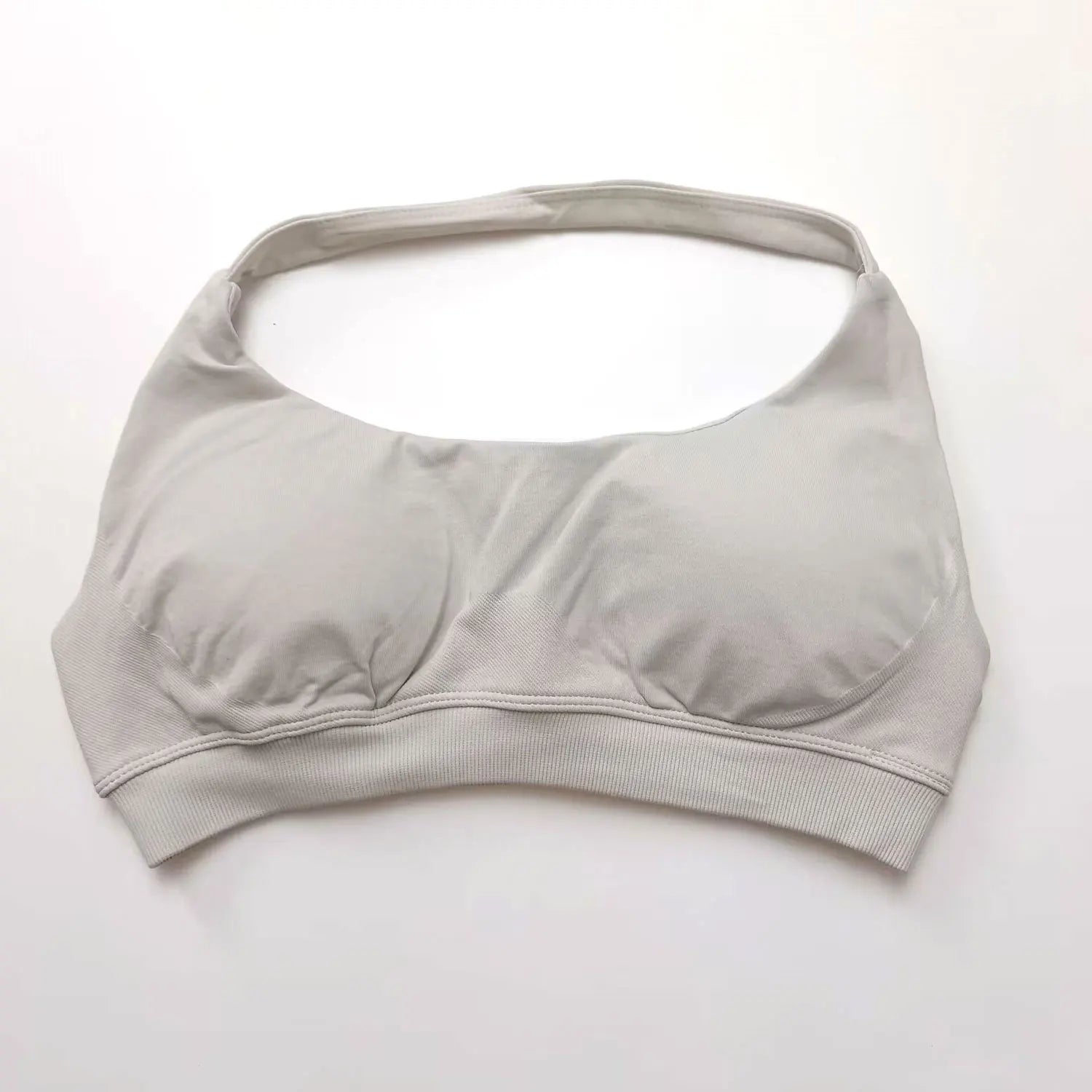 Seamless Halter Push Up Sports Bra