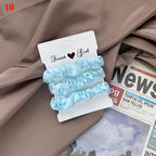 Hair Scrunchies Set - 3/6 pcs