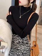 Classic Turtleneck Knit Sweater