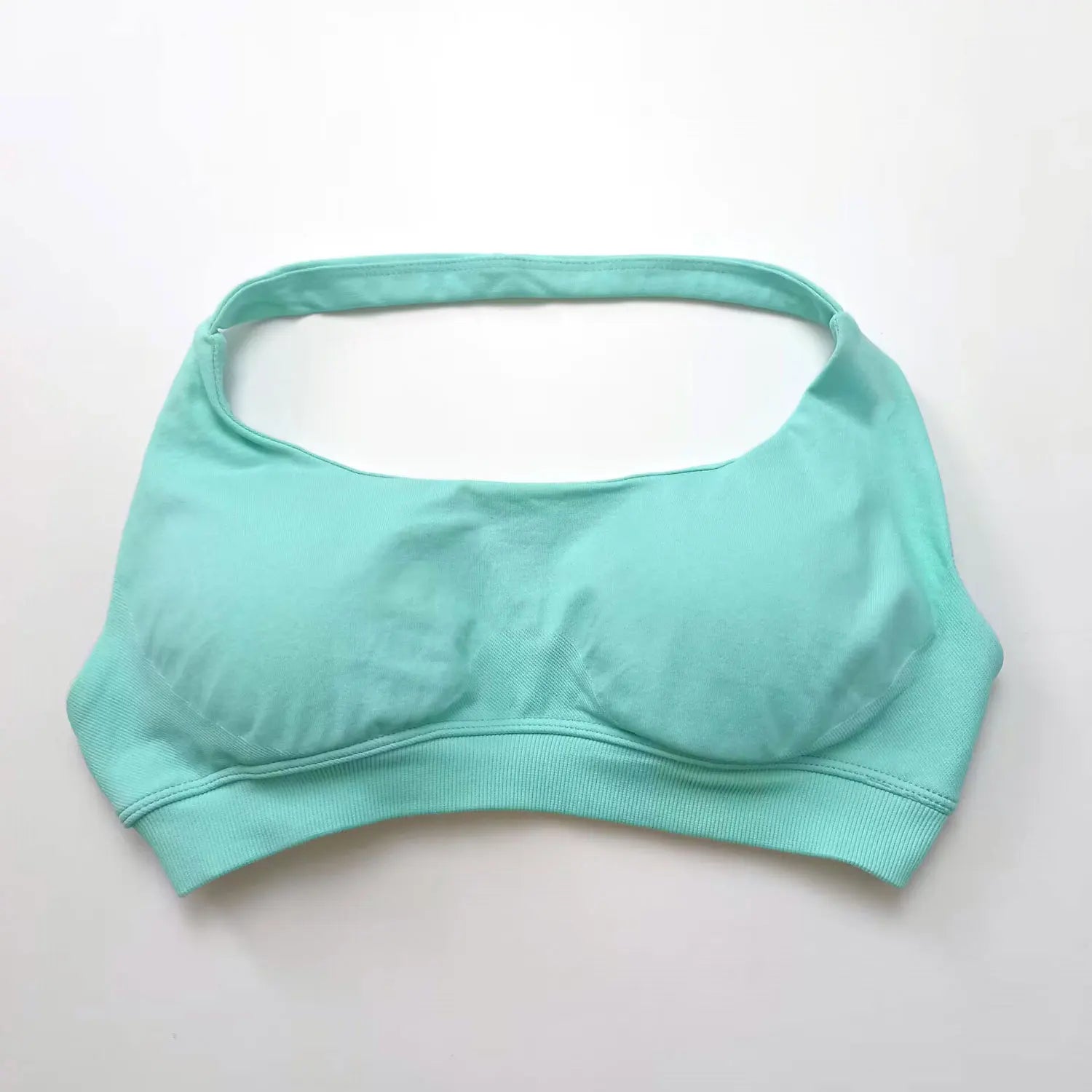 Seamless Halter Push Up Sports Bra
