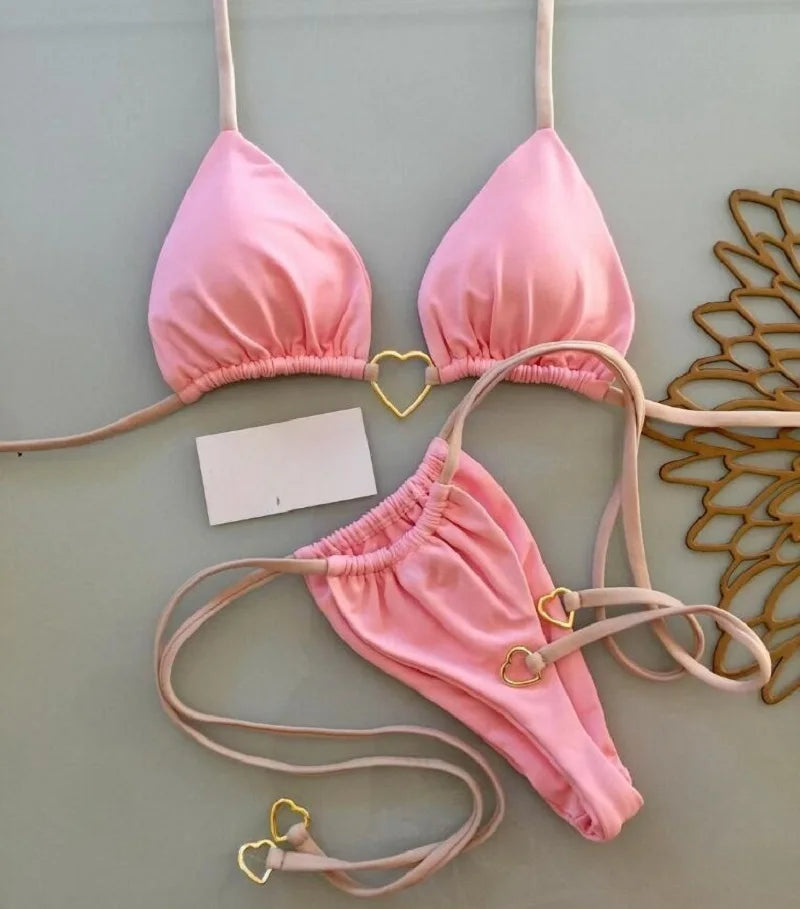 Halter Bikini Set