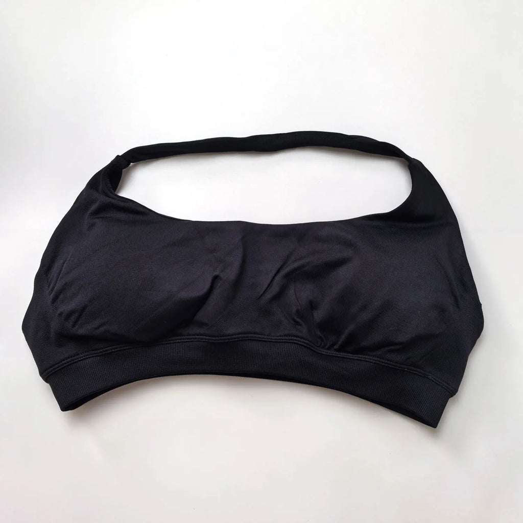 Seamless Halter Push Up Sports Bra