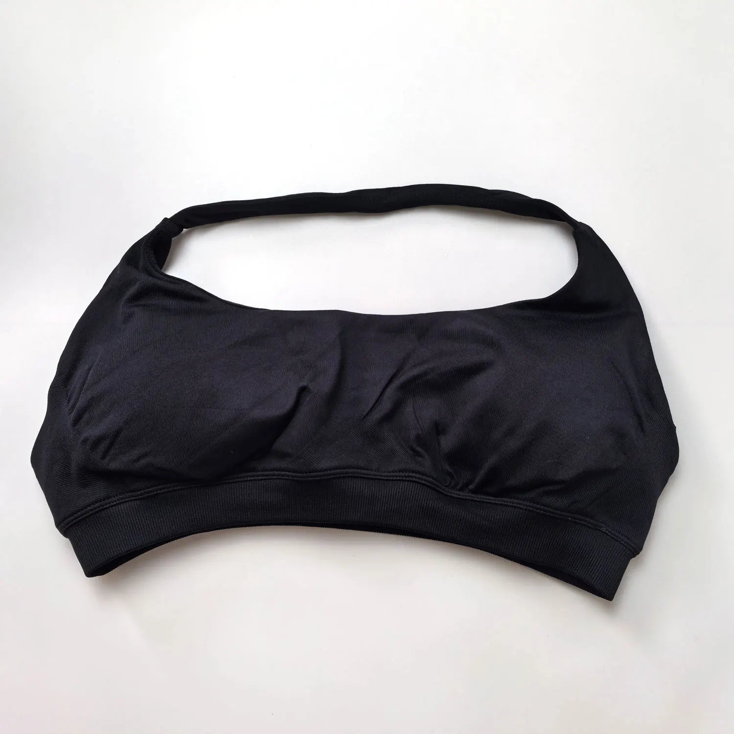 Seamless Halter Push Up Sports Bra