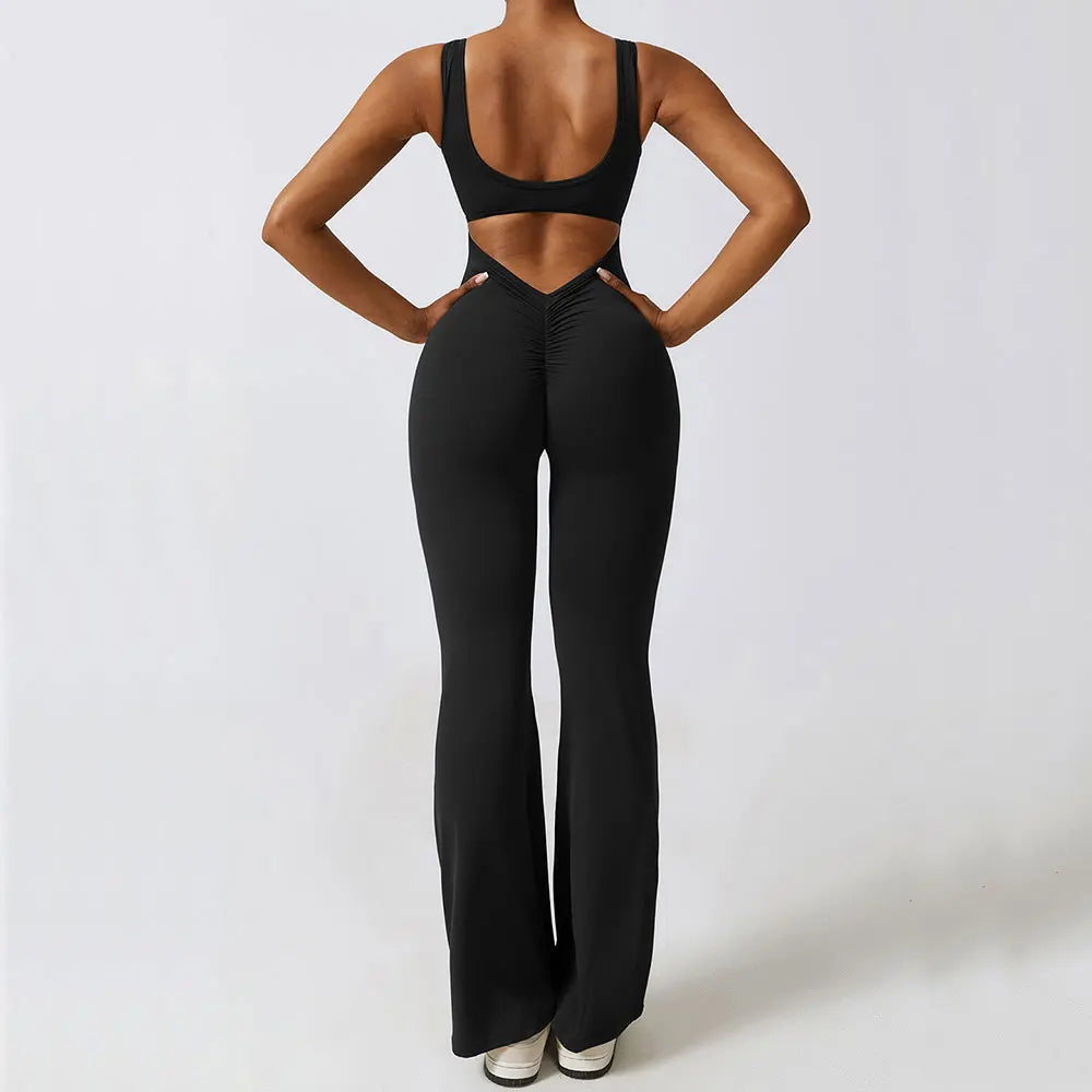 Yoga Jumpsuit Push Up Bodysuit