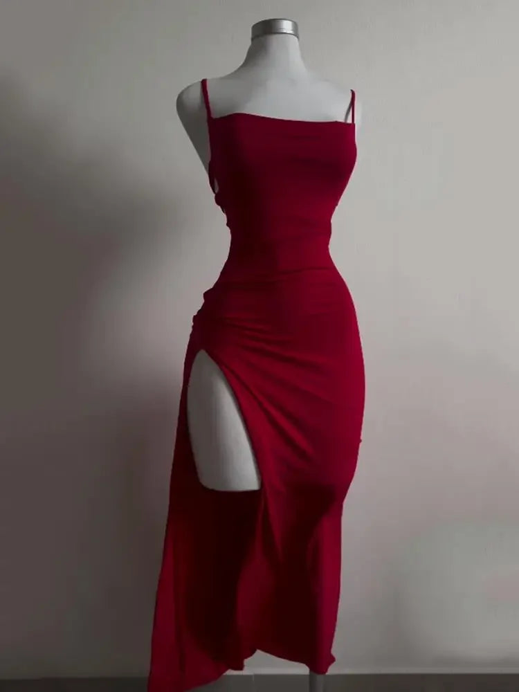 Halter Strap Bodycon Mini Dress