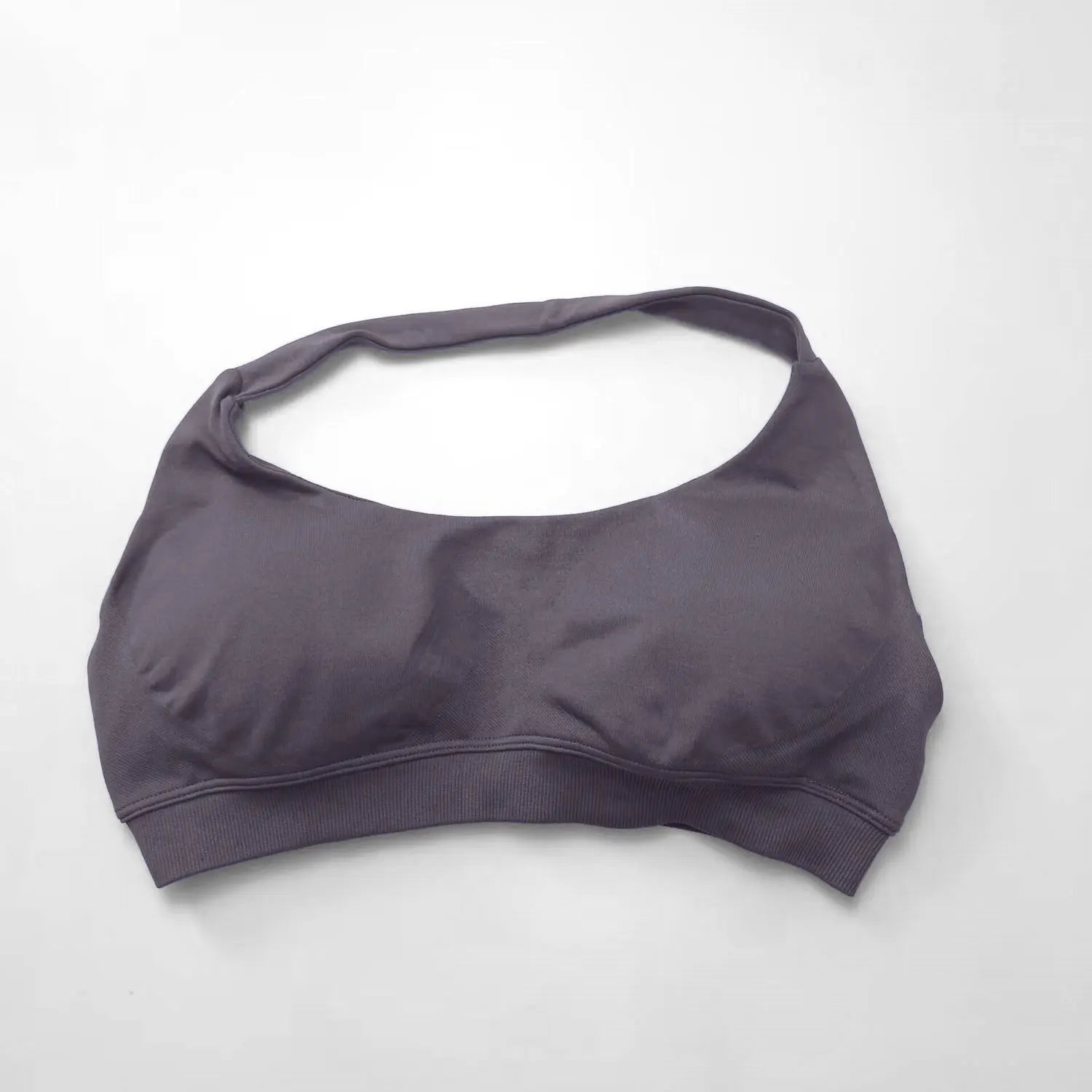 Seamless Halter Push Up Sports Bra