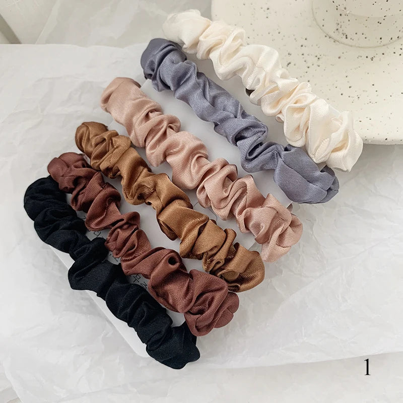 Hair Scrunchies Set - 3/6 pcs