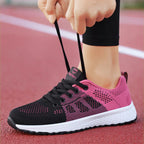 Breathable Mesh Lace Up Sneakers