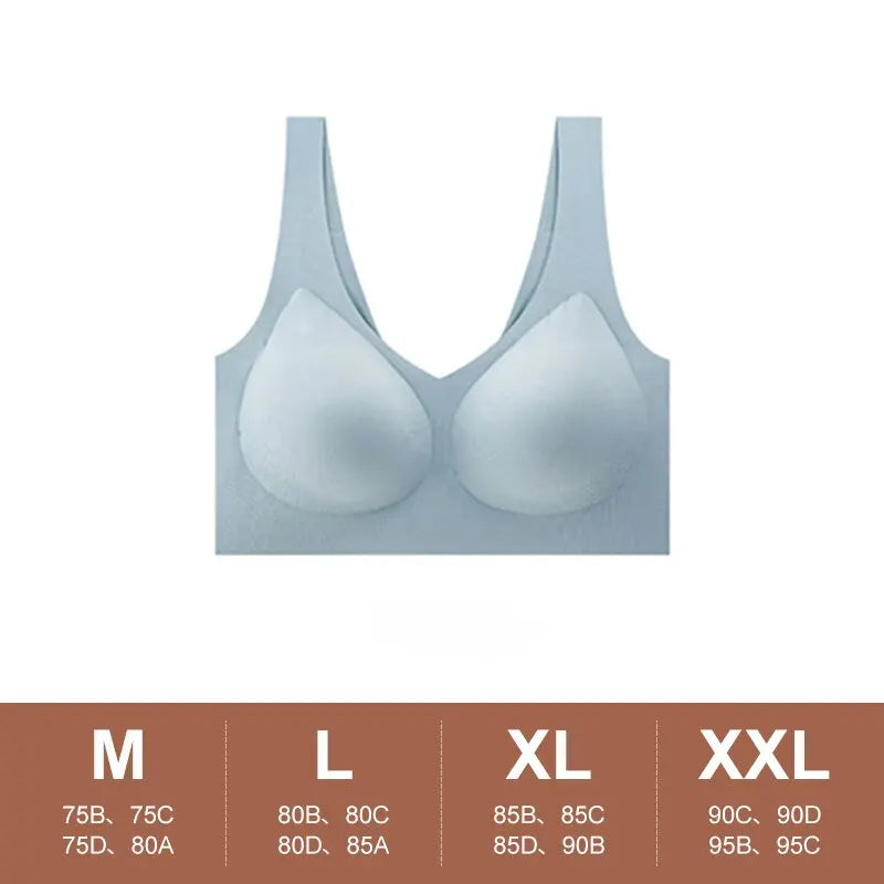 Seamless Jelly Push Up Bra