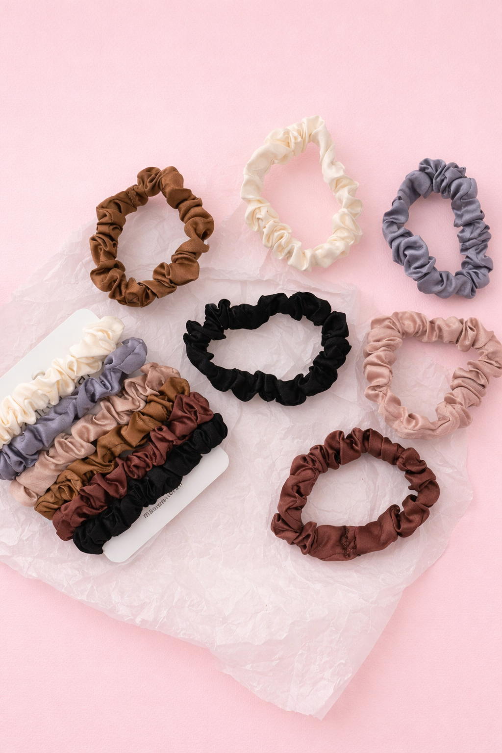 Hair Scrunchies Set - 3/6 pcs