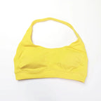 Seamless Halter Push Up Sports Bra