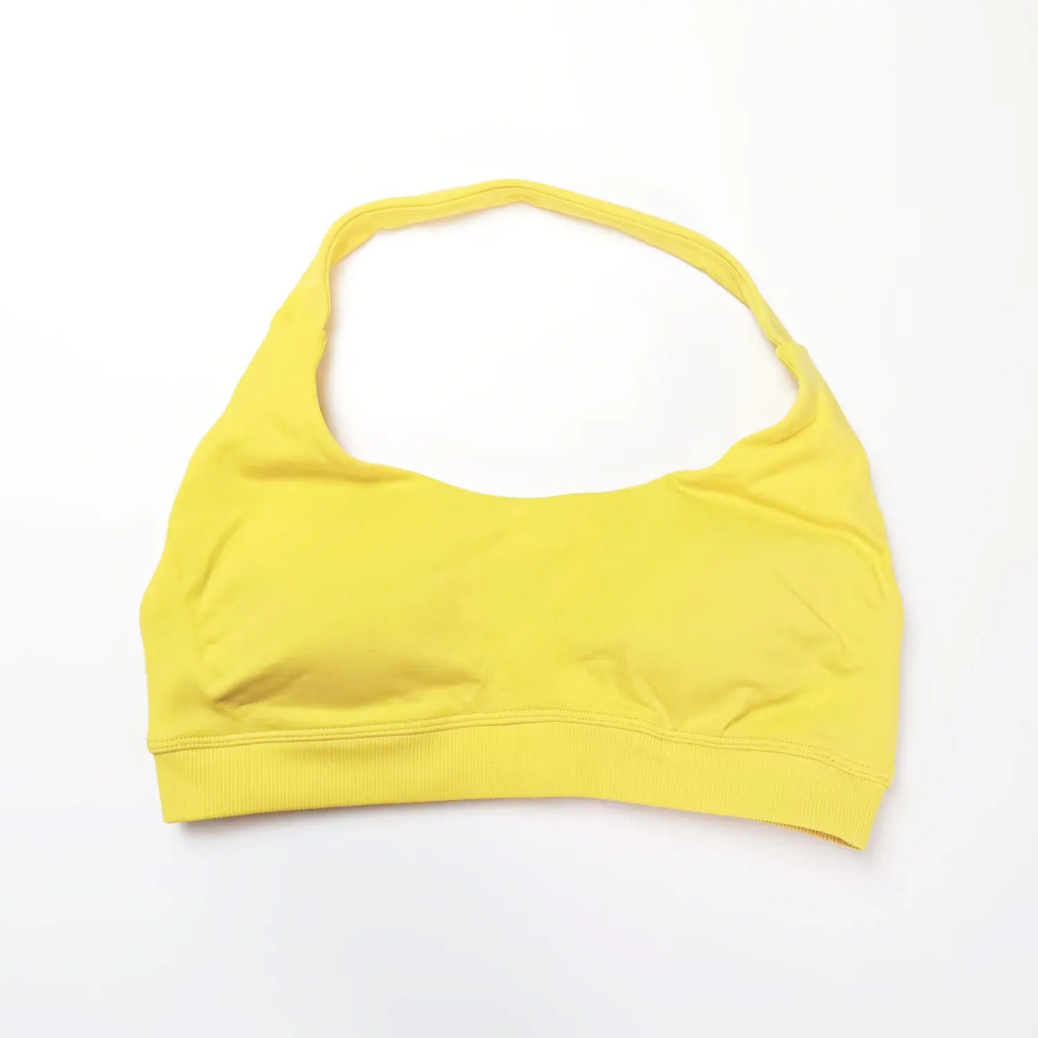 Seamless Halter Push Up Sports Bra