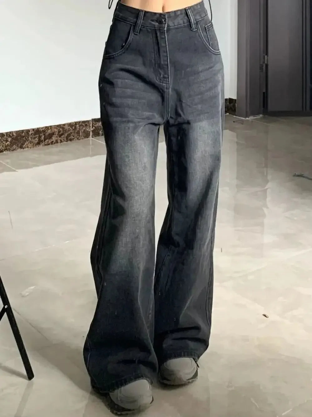 High Waist Baggy Jeans