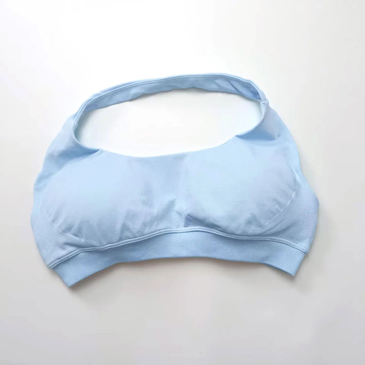 Seamless Halter Push Up Sports Bra