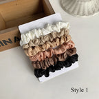 Hair Scrunchies Set - 3/6 pcs