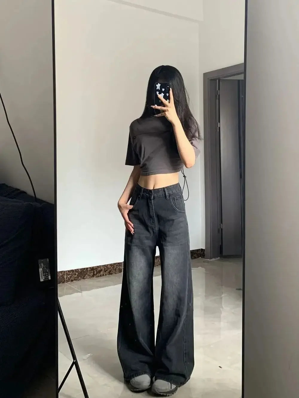 High Waist Baggy Jeans