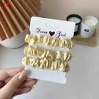 Hair Scrunchies Set - 3/6 pcs